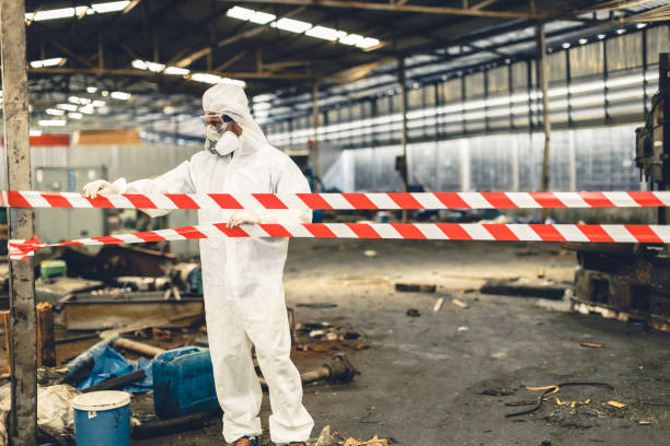 Professional Biohazard technician working in Appleton, WI